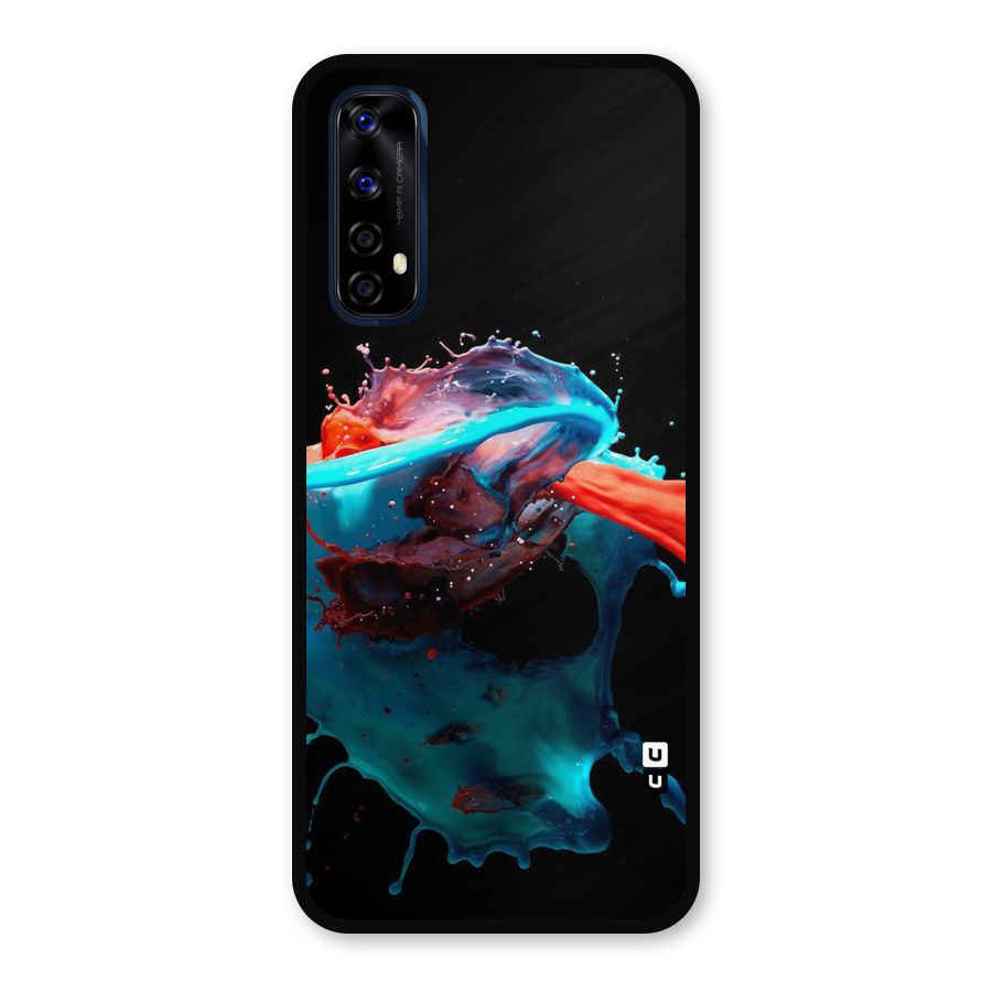 Colour War Metal Back Case for Realme 7
