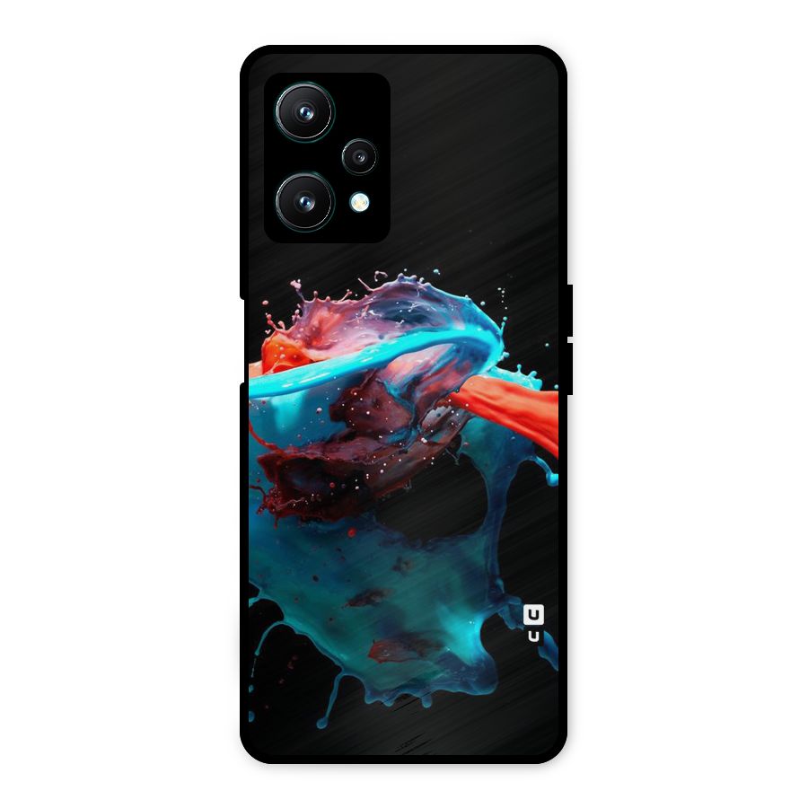 Colour War Metal Back Case for Realme 9 Pro 5G