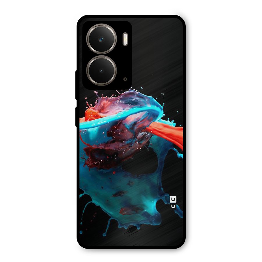 Colour War Metal Back Case for Realme P3