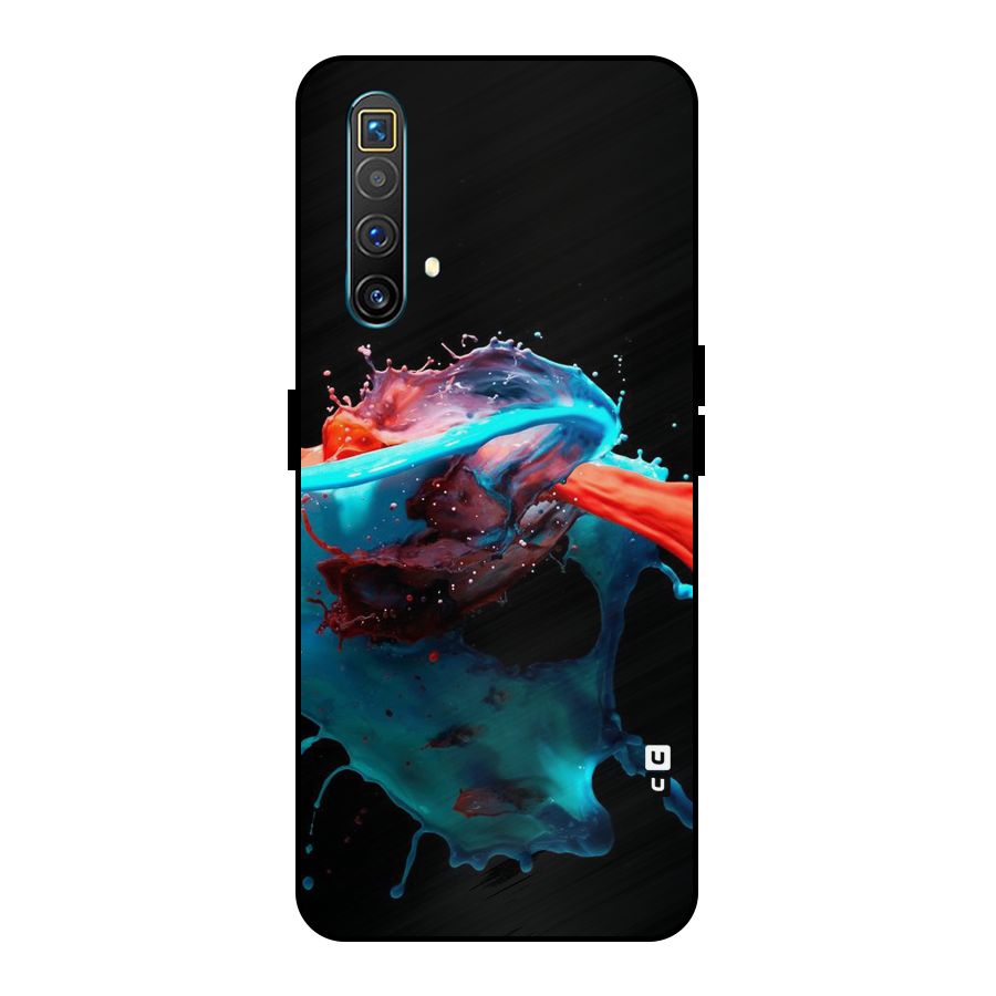 Colour War Metal Back Case for Realme X3 SuperZoom