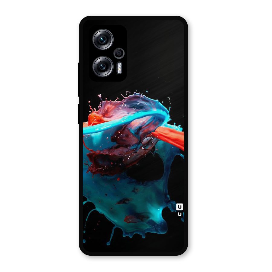 Colour War Metal Back Case for Redmi K50i