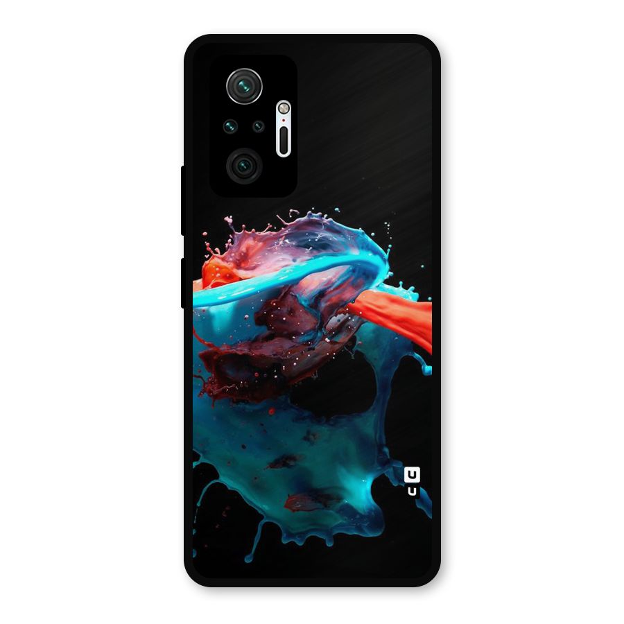 Colour War Metal Back Case for Redmi Note 10 Pro