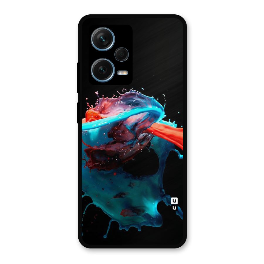 Colour War Metal Back Case for Redmi Note 12 Pro Plus 5G