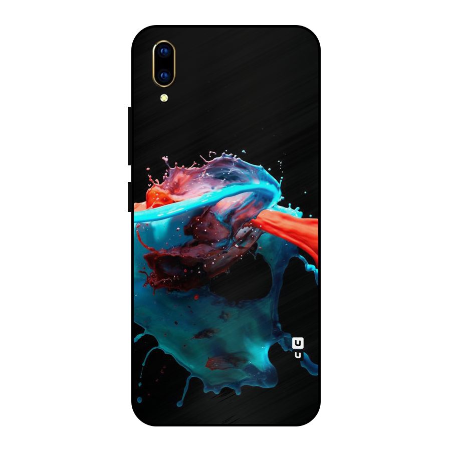 Colour War Metal Back Case for Vivo V11 Pro