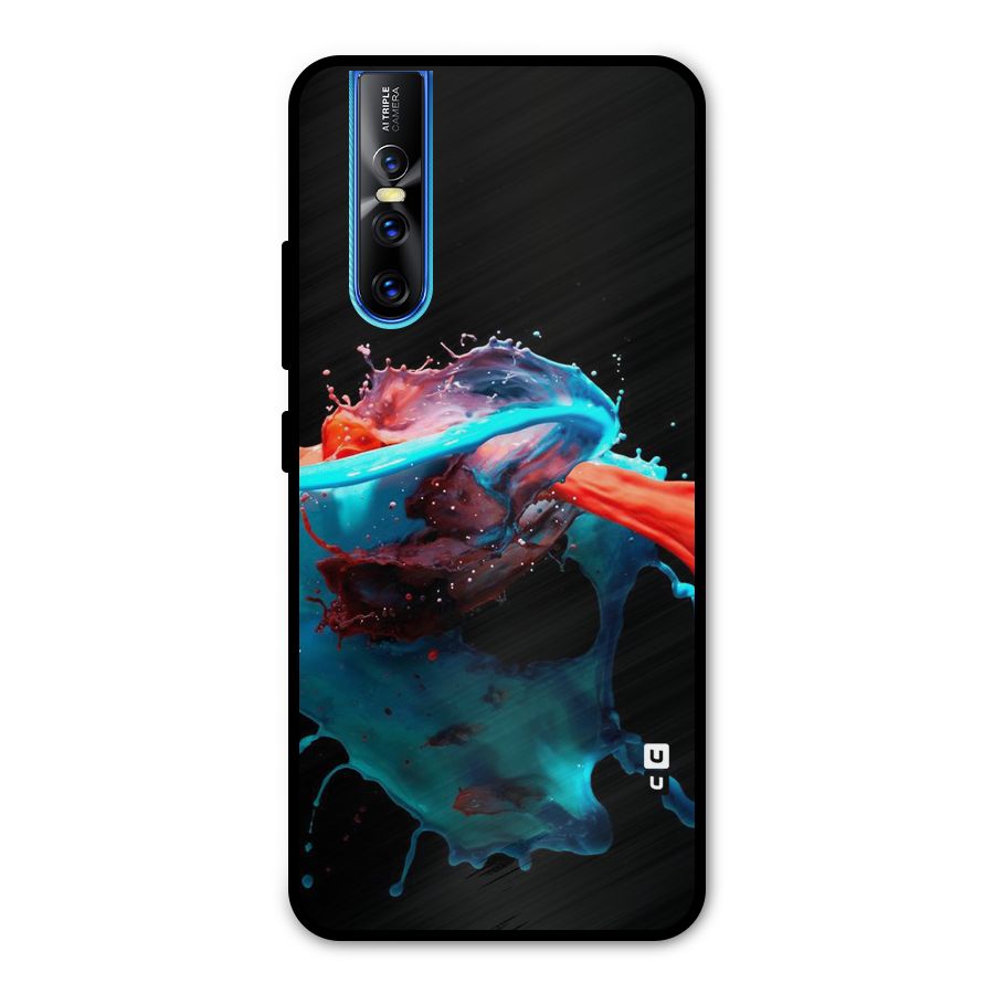 Colour War Metal Back Case for Vivo V15 Pro
