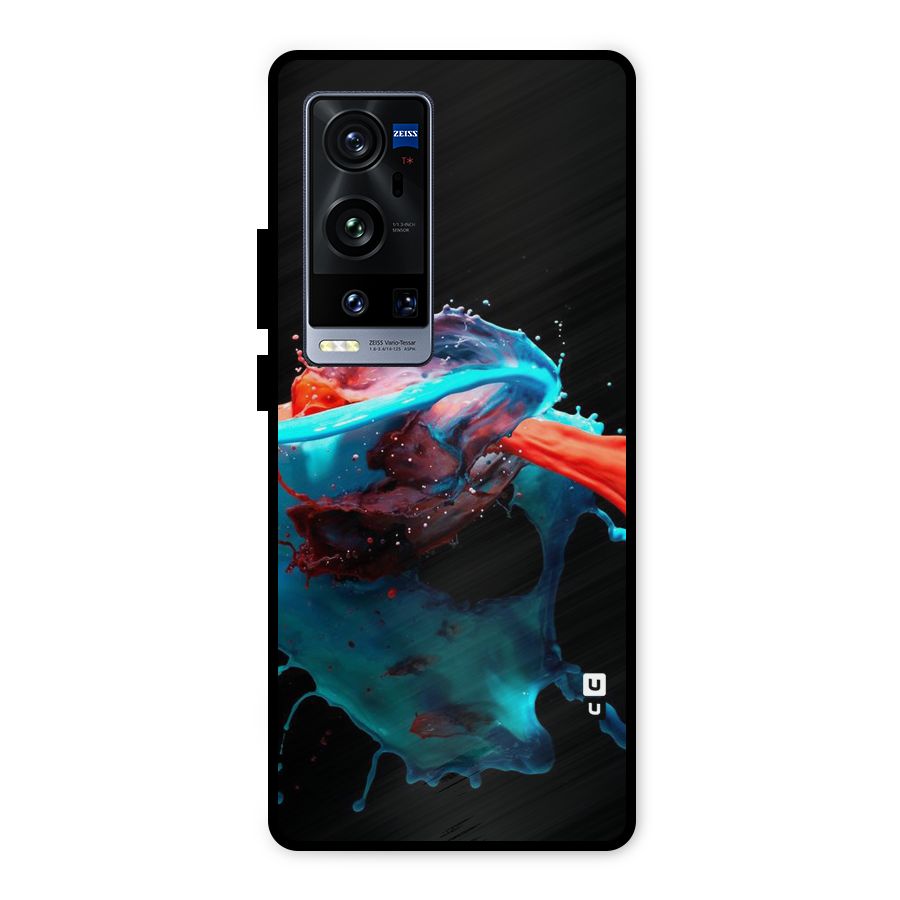 Colour War Metal Back Case for Vivo X60 Pro Plus