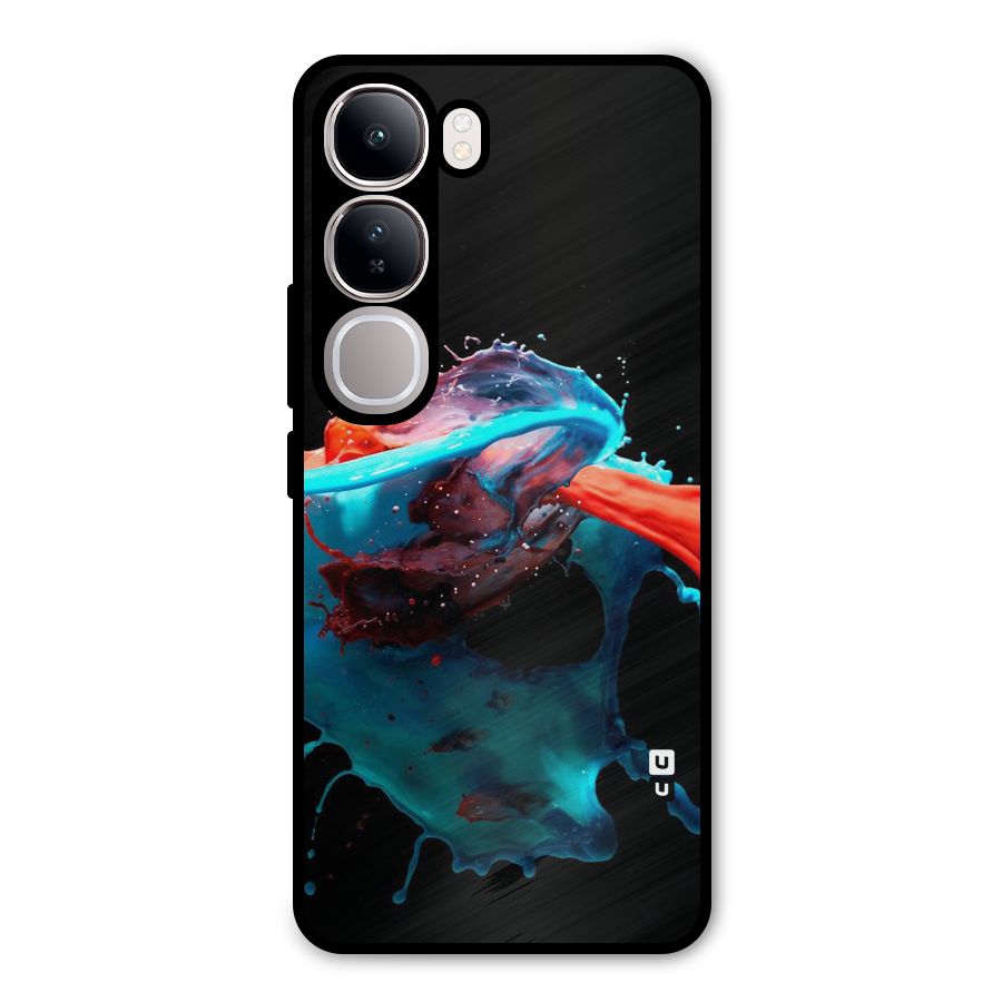 Colour War Metal Back Case for Vivo Y300