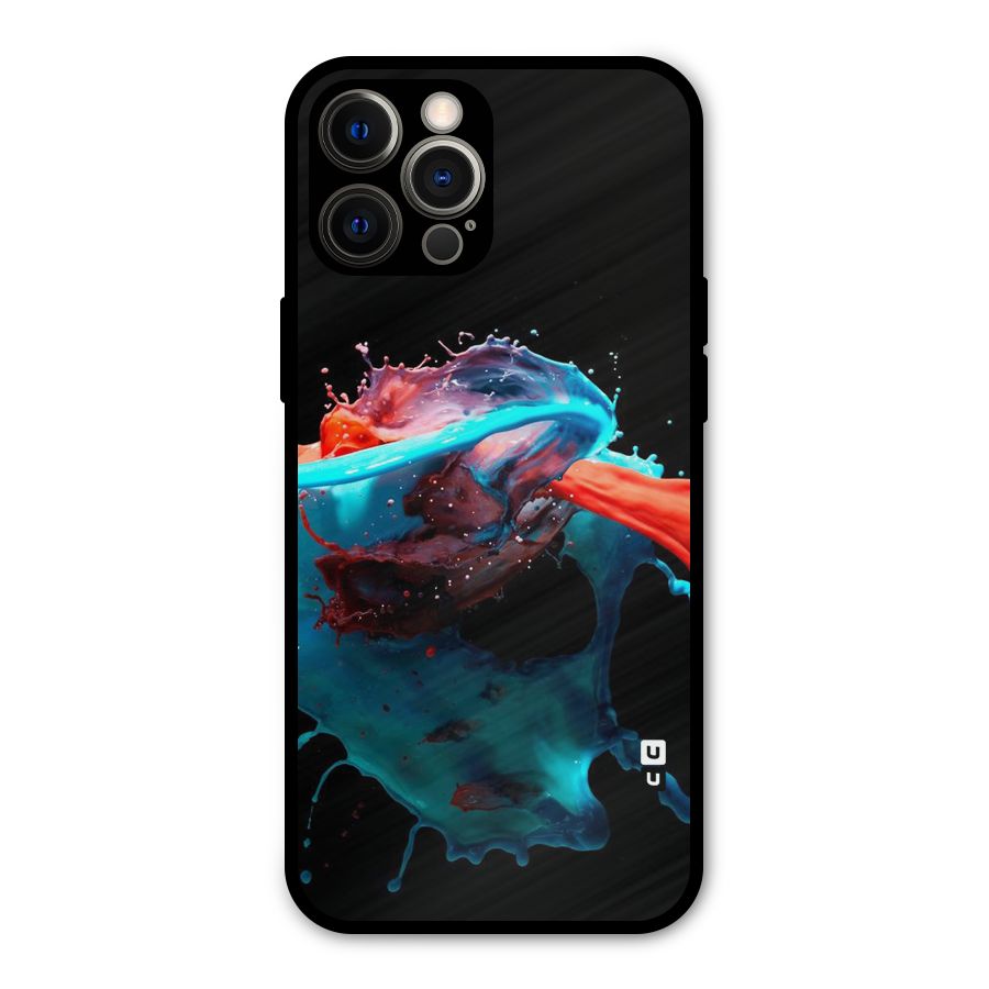 Colour War Metal Back Case for iPhone 12 Pro Max
