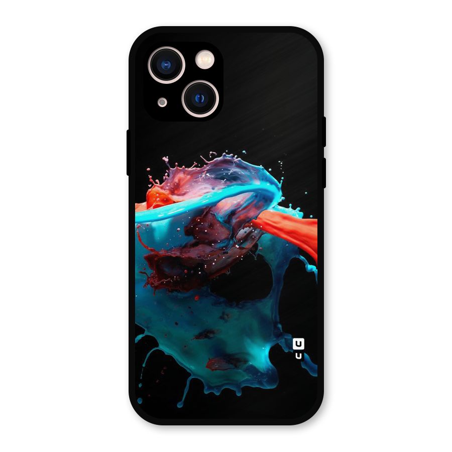 Colour War Metal Back Case for iPhone 13