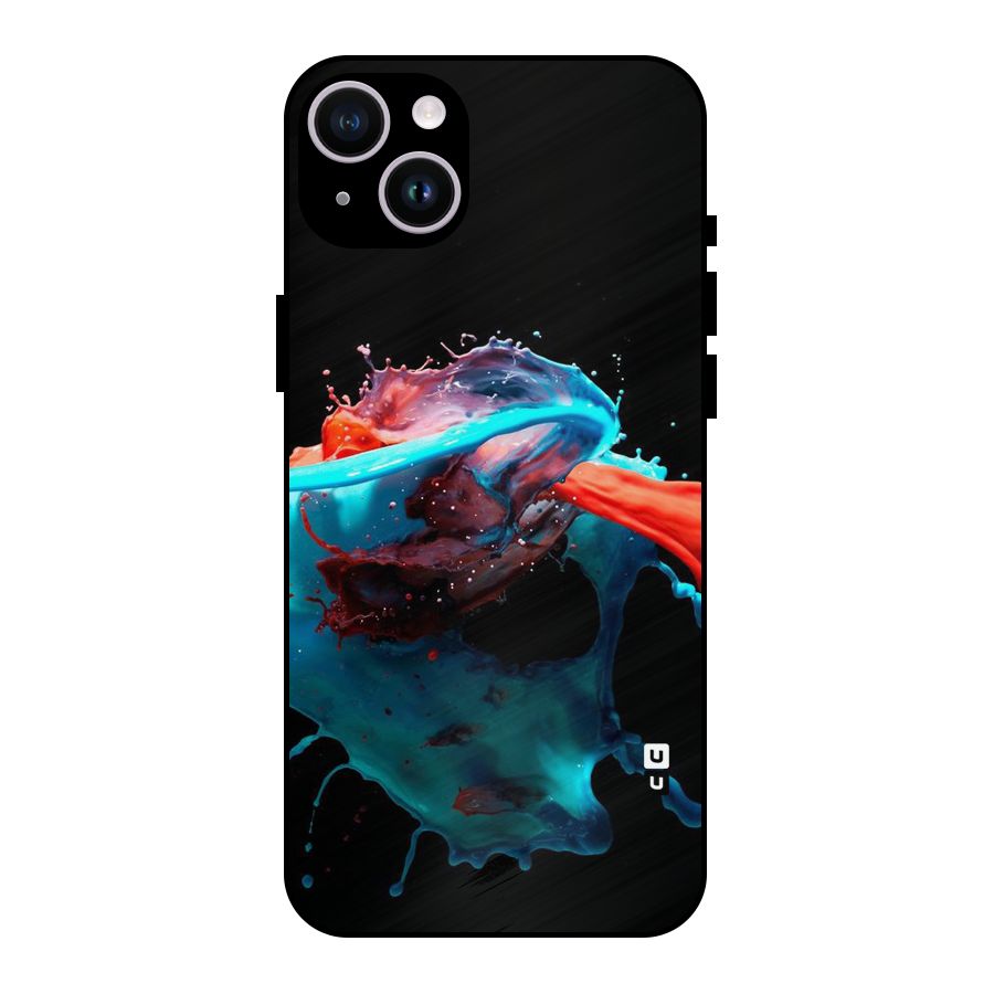Colour War Metal Back Case for iPhone 14 Plus