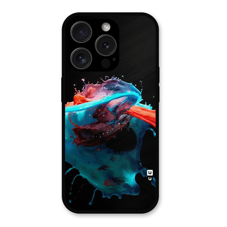 Colour War Metal Back Case for iPhone 15 Pro