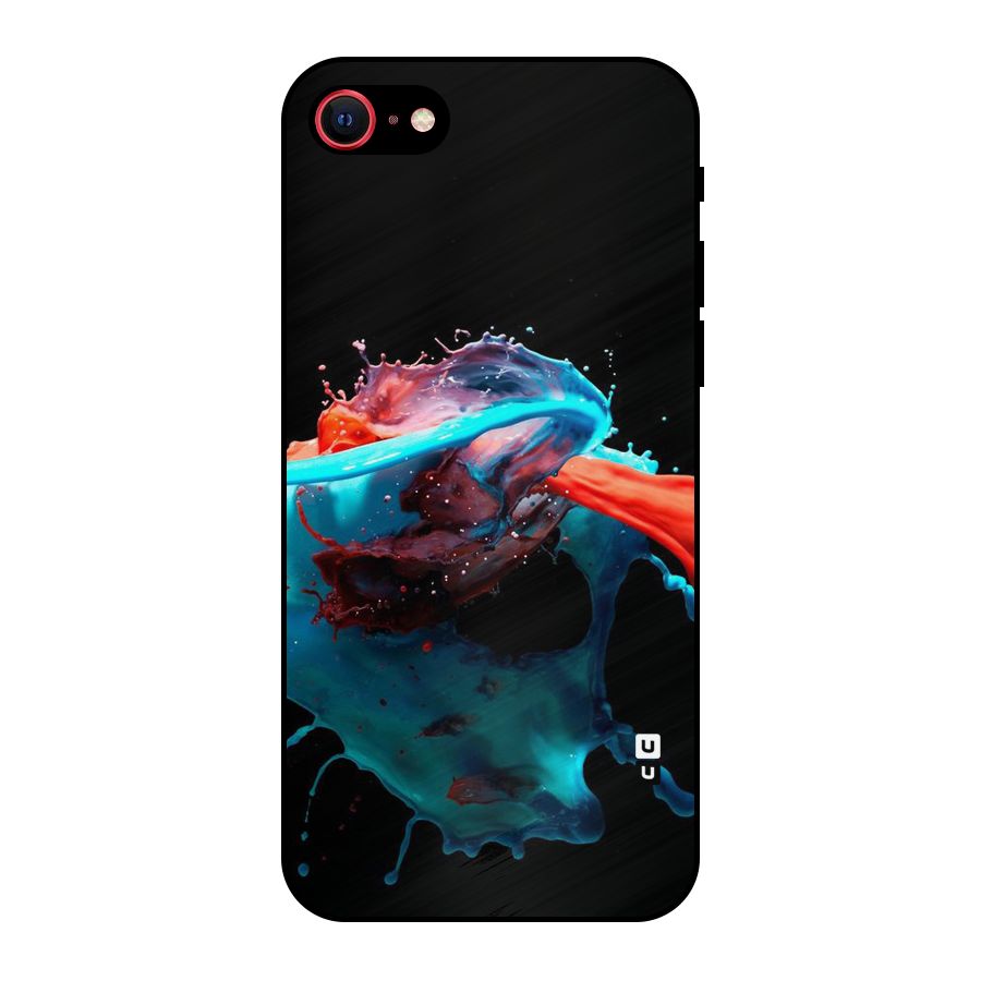 Colour War Metal Back Case for iPhone SE 2020