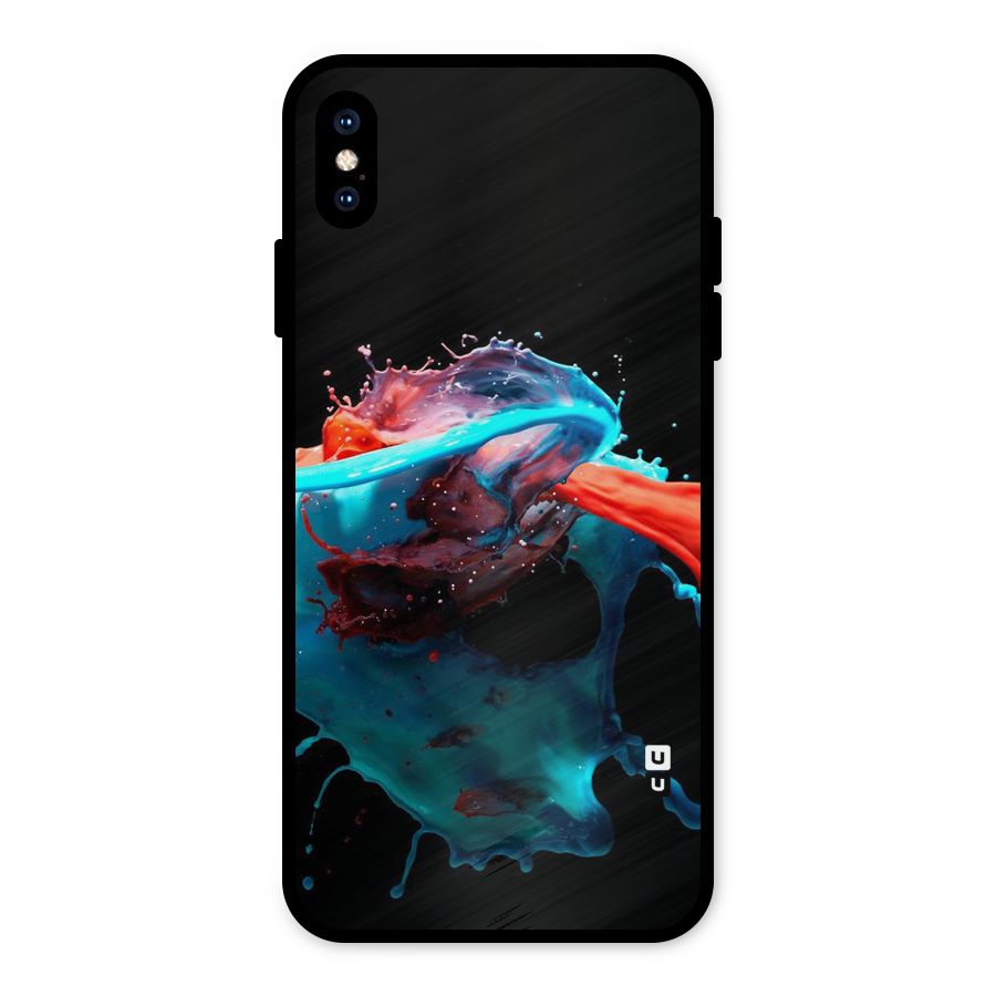 Colour War Metal Back Case for iPhone XS Max