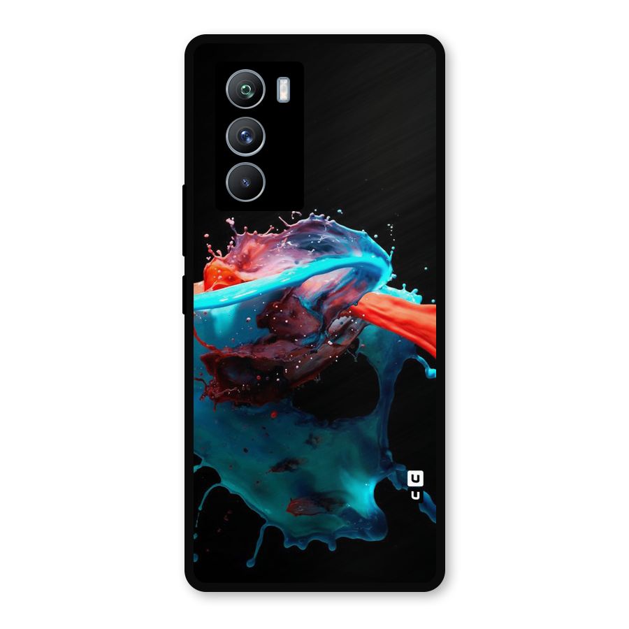 Colour War Metal Back Case for iQOO 9 SE