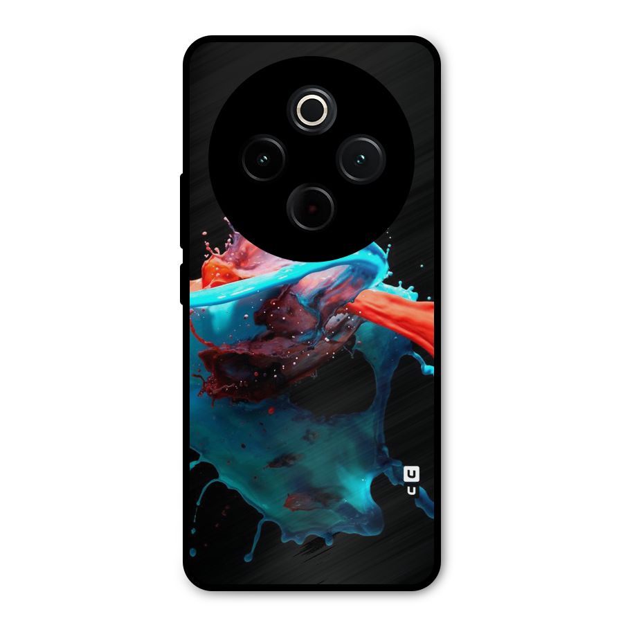 Colour War Metal Back Case for iQOO Z10