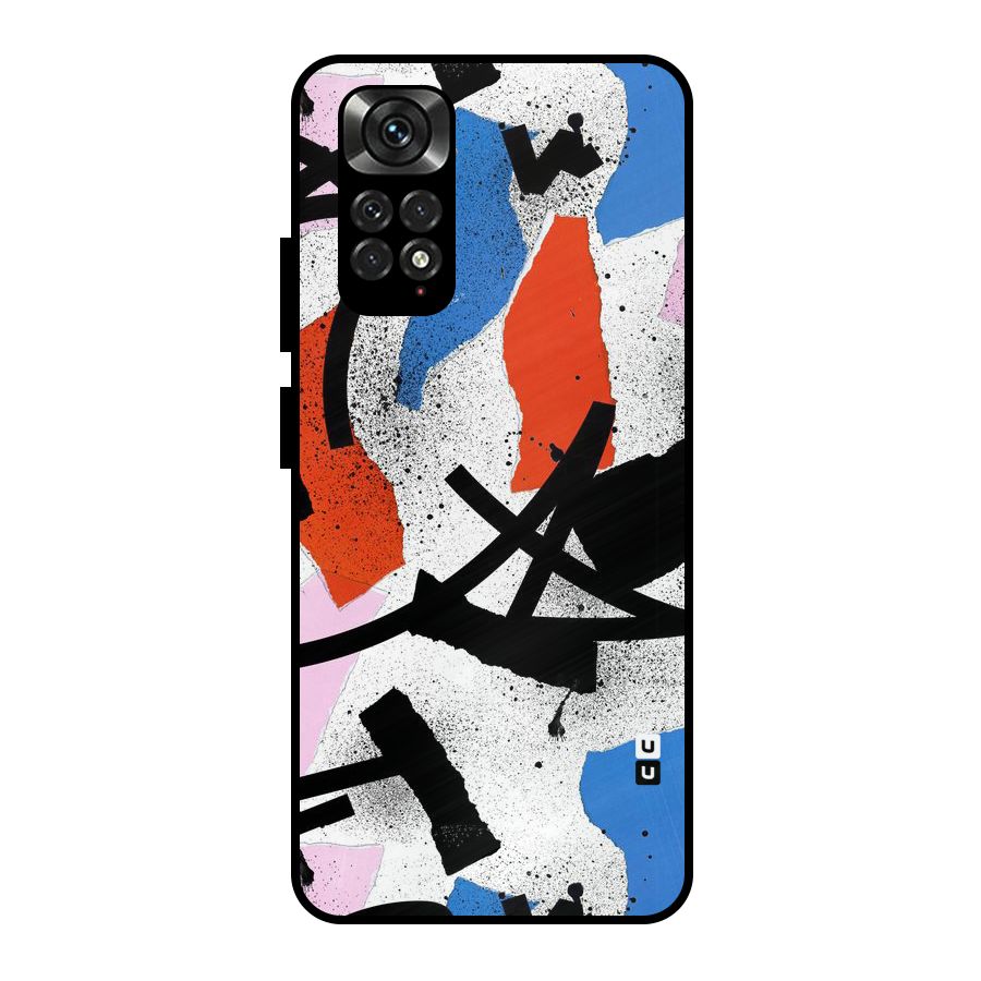 Coloured Abstract Art Metal Back Case for Redmi Note 11 Pro Plus 5G