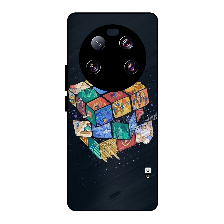 Coloured Rubic Metal Back Case for Xiaomi 13 Ultra