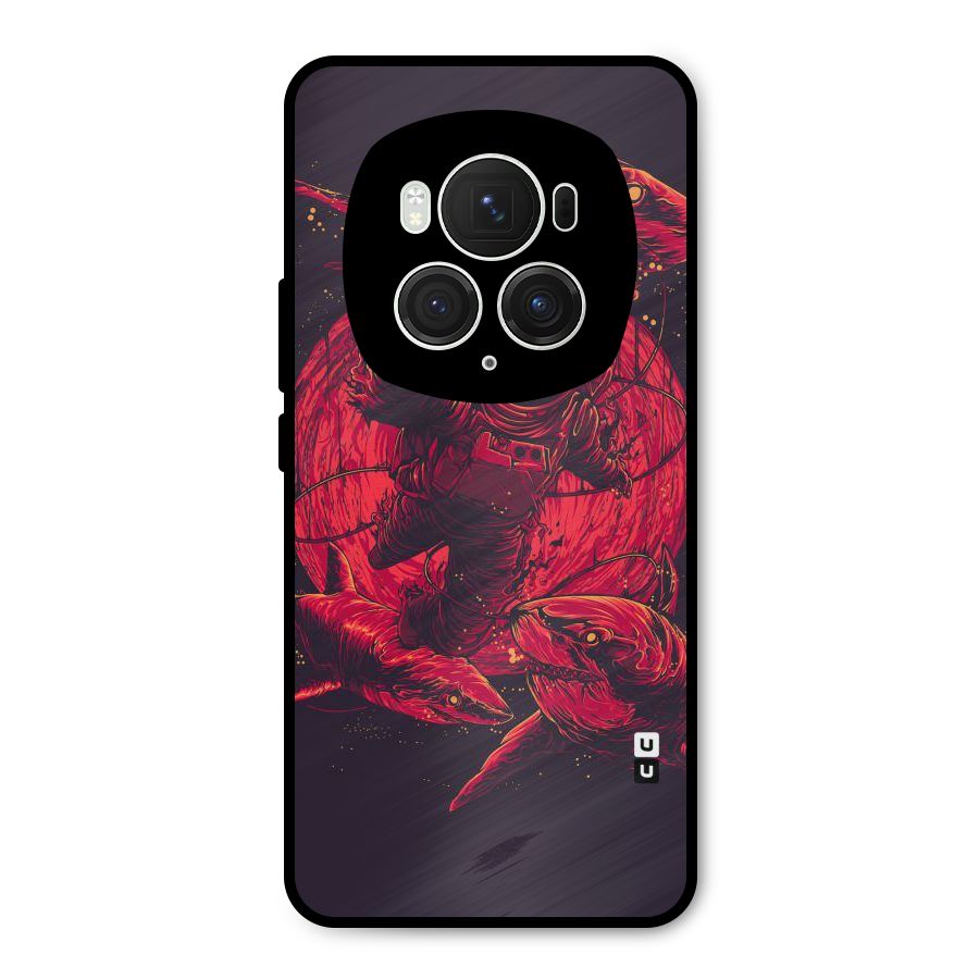 Coloured Spaceman Metal Back Case for Honor Magic6 Pro