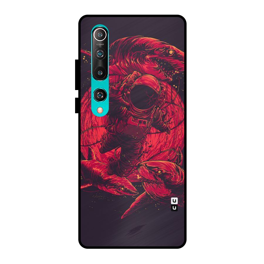 Coloured Spaceman Metal Back Case for Mi 10