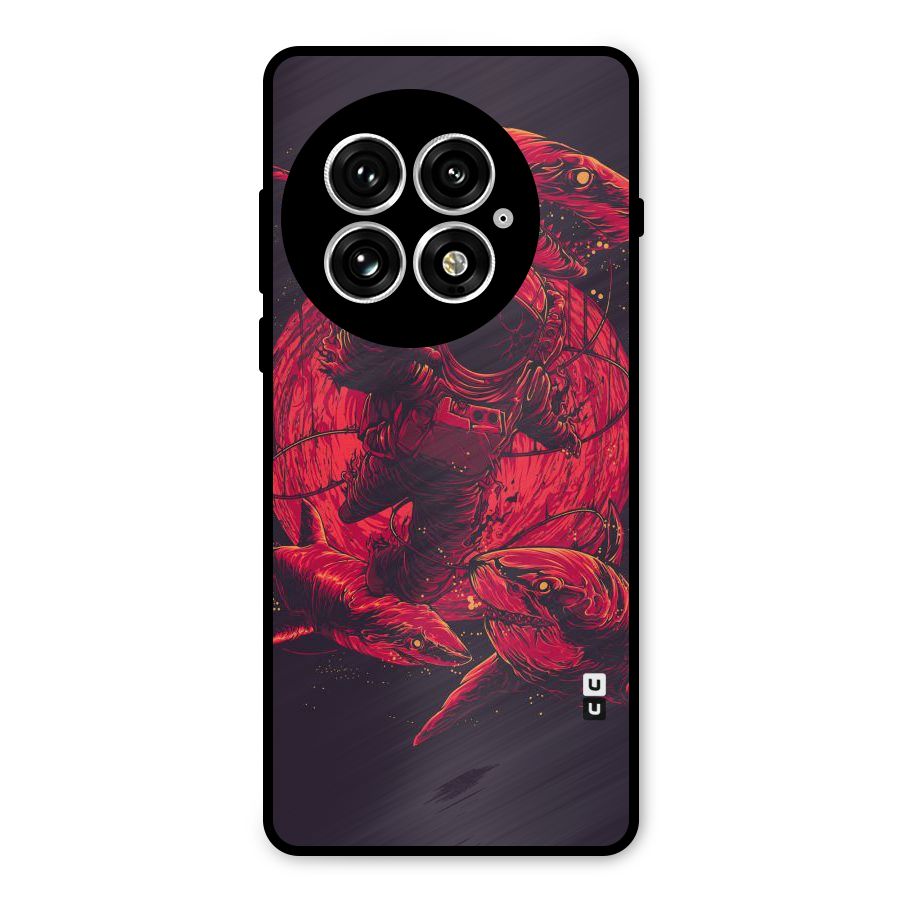 Coloured Spaceman Metal Back Case for OnePlus 13