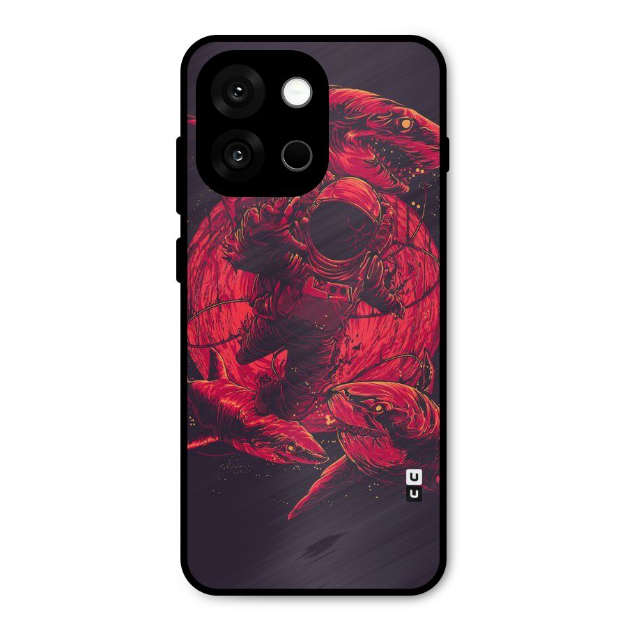 Coloured Spaceman Metal Back Case for OnePlus 13s