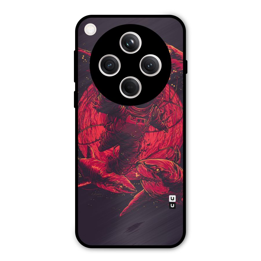 Coloured Spaceman Metal Back Case for Oppo Find X8