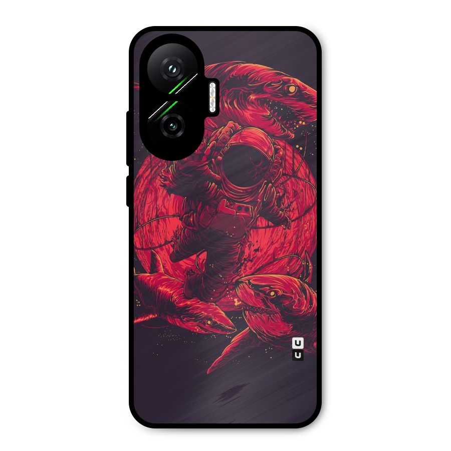 Coloured Spaceman Metal Back Case for Poco F7
