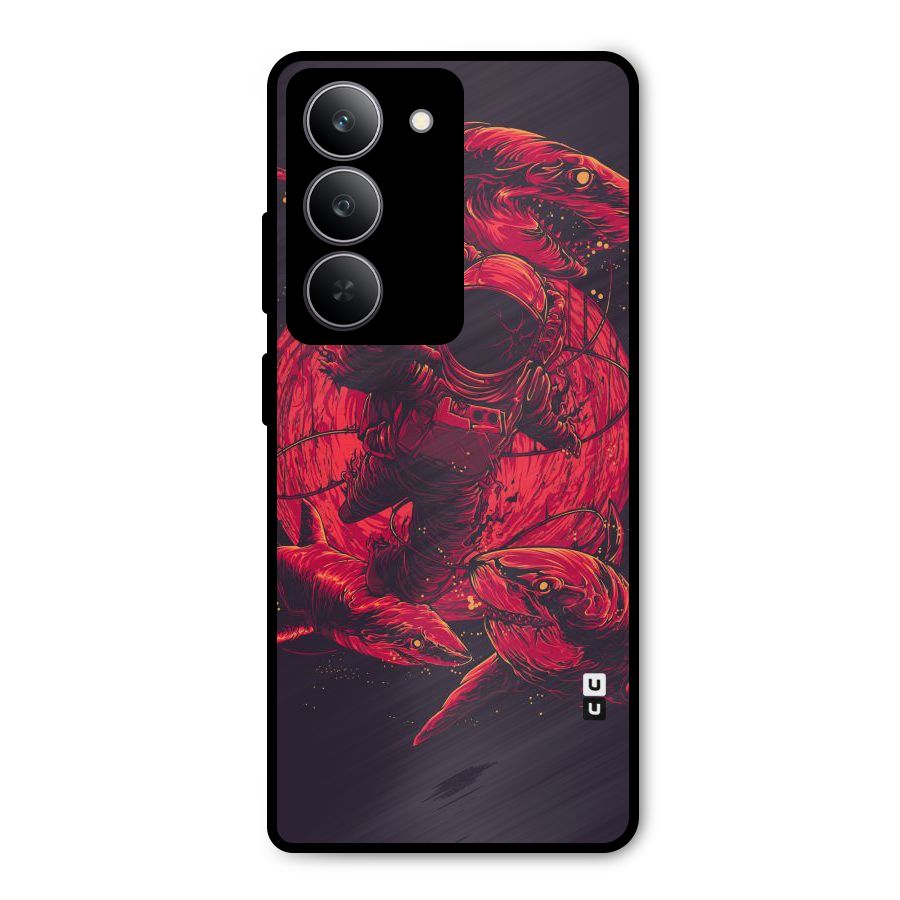 Coloured Spaceman Metal Back Case for Realme P3x