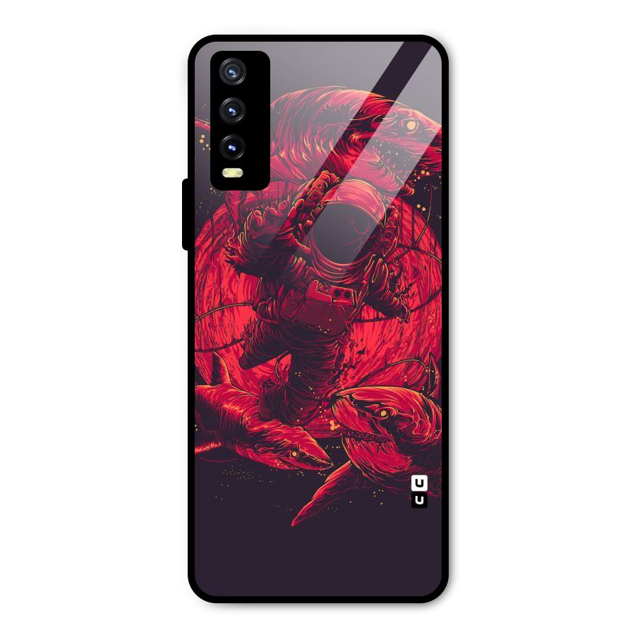 Coloured Spaceman Metal Back Case for Vivo Y20t