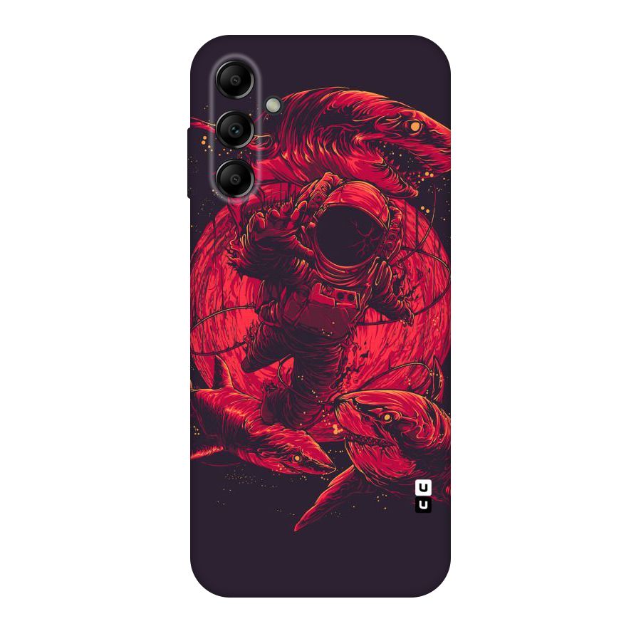 Coloured Spaceman Original Polycarbonate Back Case for Galaxy A14 5G