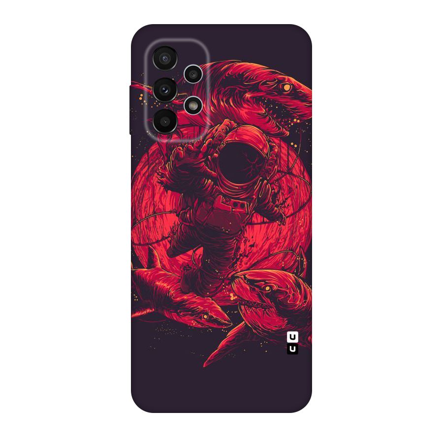 Coloured Spaceman Original Polycarbonate Back Case for Galaxy A23