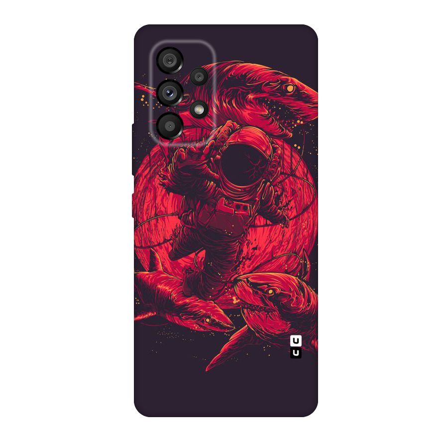 Coloured Spaceman Original Polycarbonate Back Case for Galaxy A53 5G