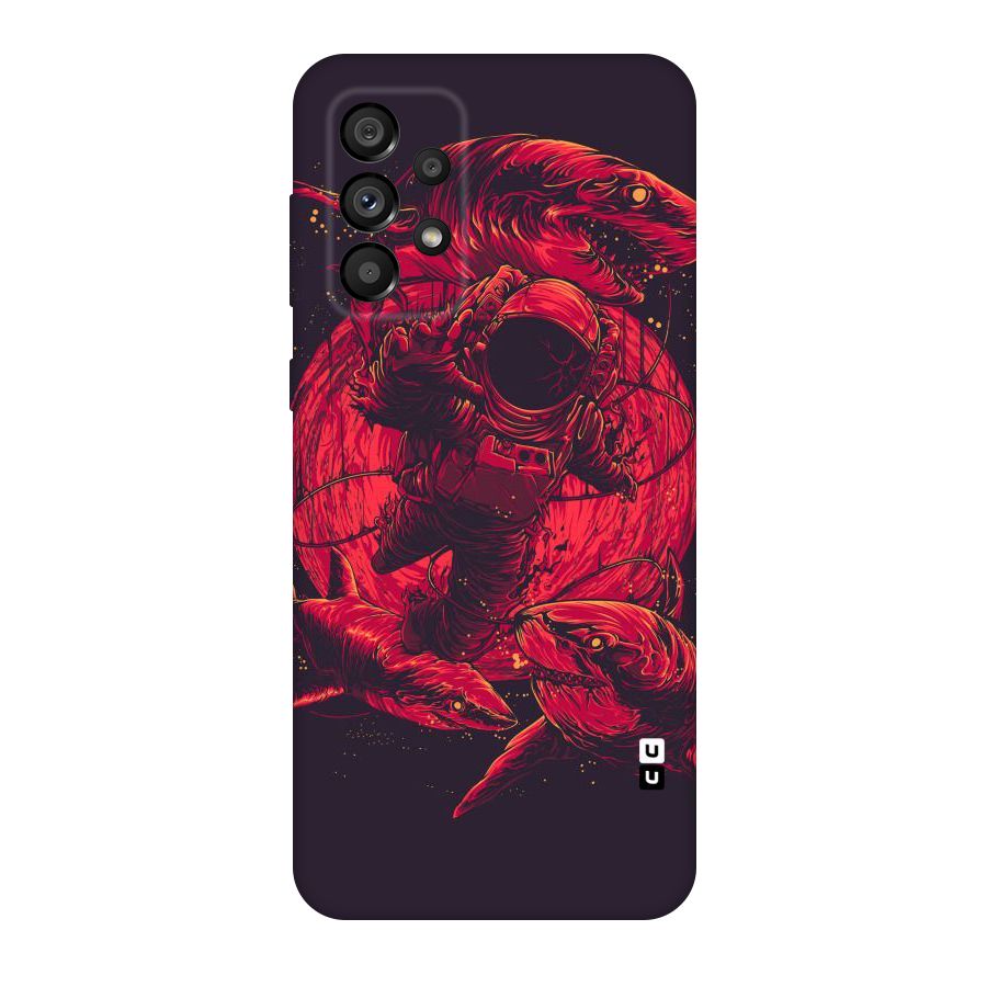 Coloured Spaceman Original Polycarbonate Back Case for Galaxy A73 5G