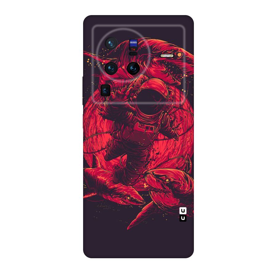 Coloured Spaceman Original Polycarbonate Back Case for Vivo X80