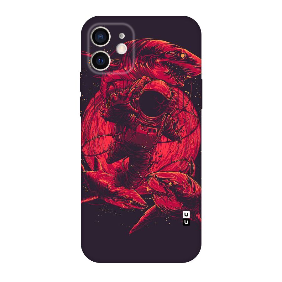 Coloured Spaceman Original Polycarbonate Back Case for iPhone 12
