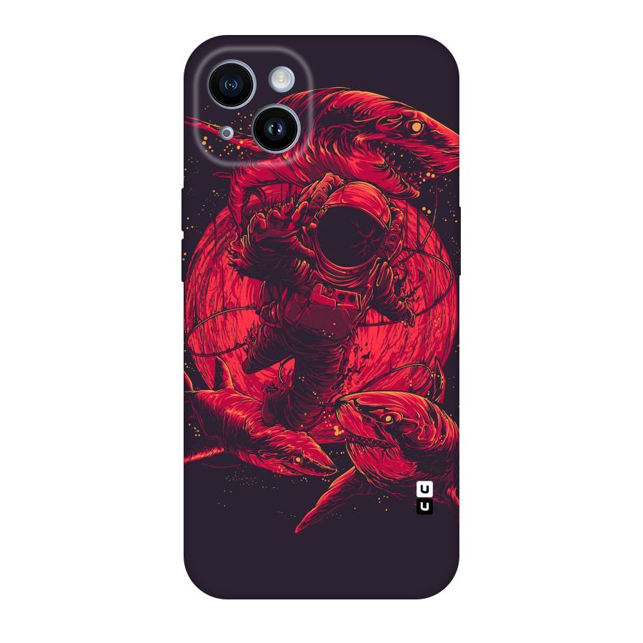 Coloured Spaceman Original Polycarbonate Back Case for iPhone 14