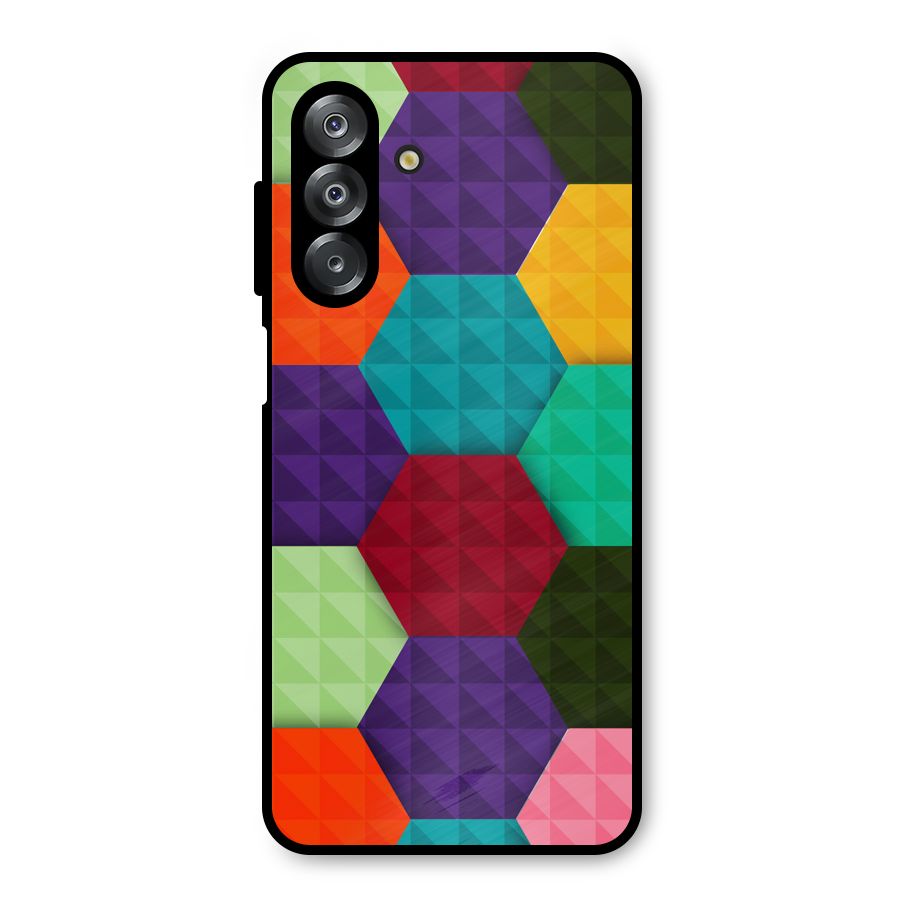 Colourful Abstract Metal Back Case for Galaxy A26