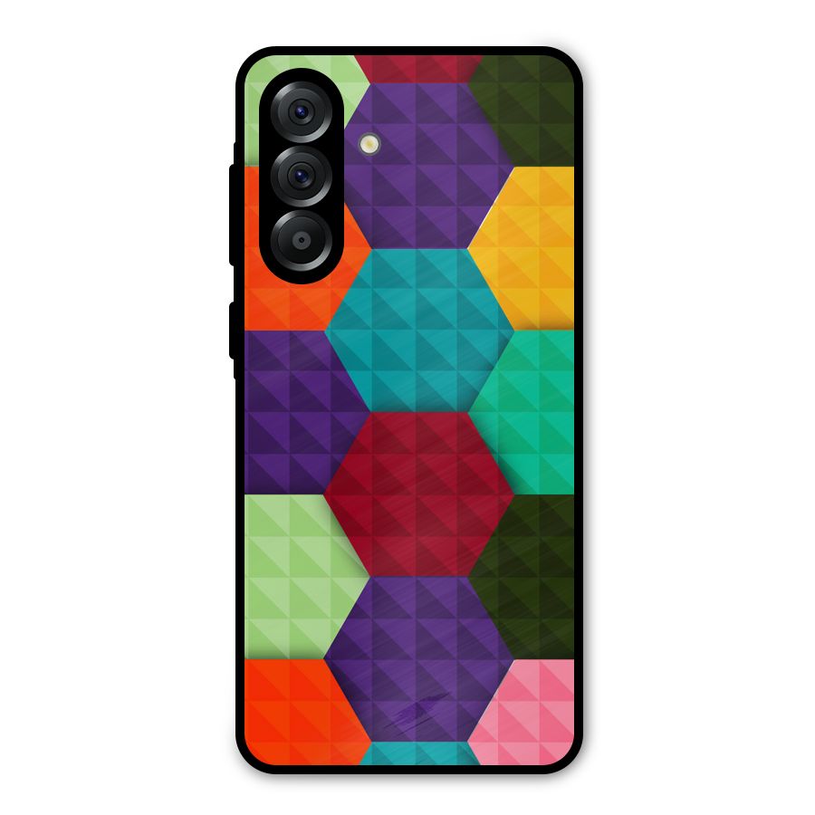 Colourful Abstract Metal Back Case for Galaxy A56