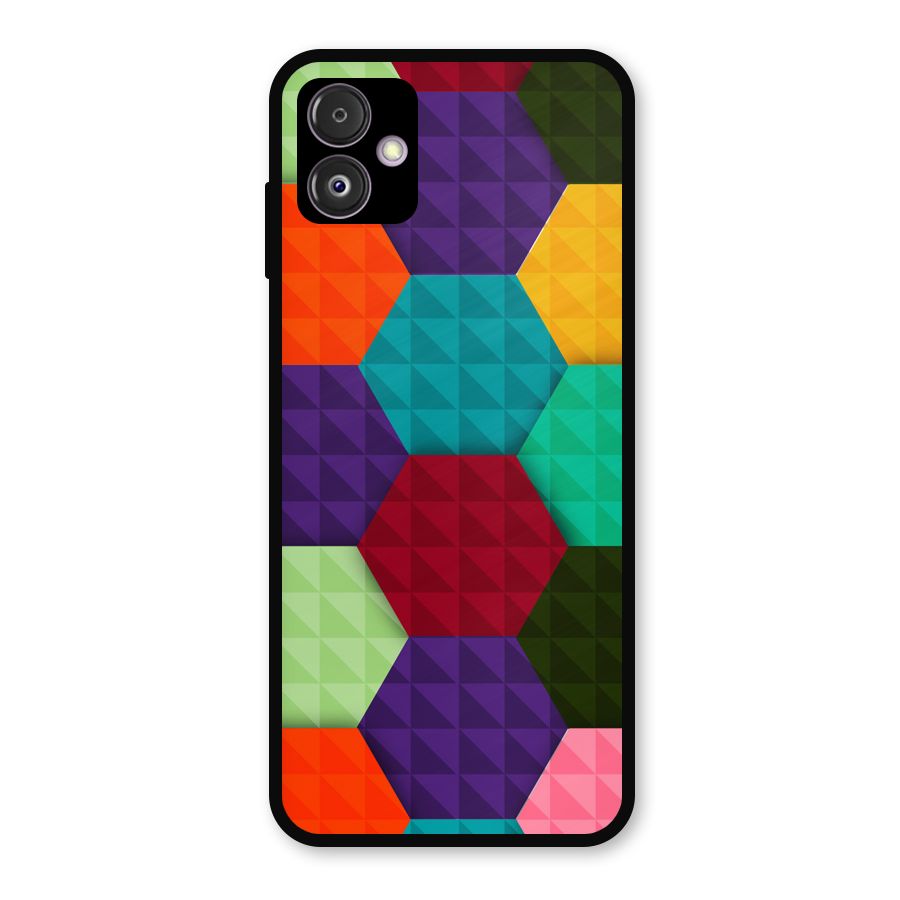 Colourful Abstract Metal Back Case for Galaxy F14