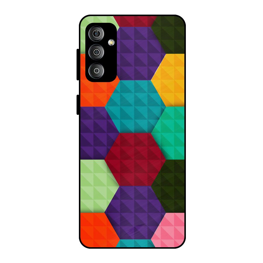 Colourful Abstract Metal Back Case for Galaxy F23