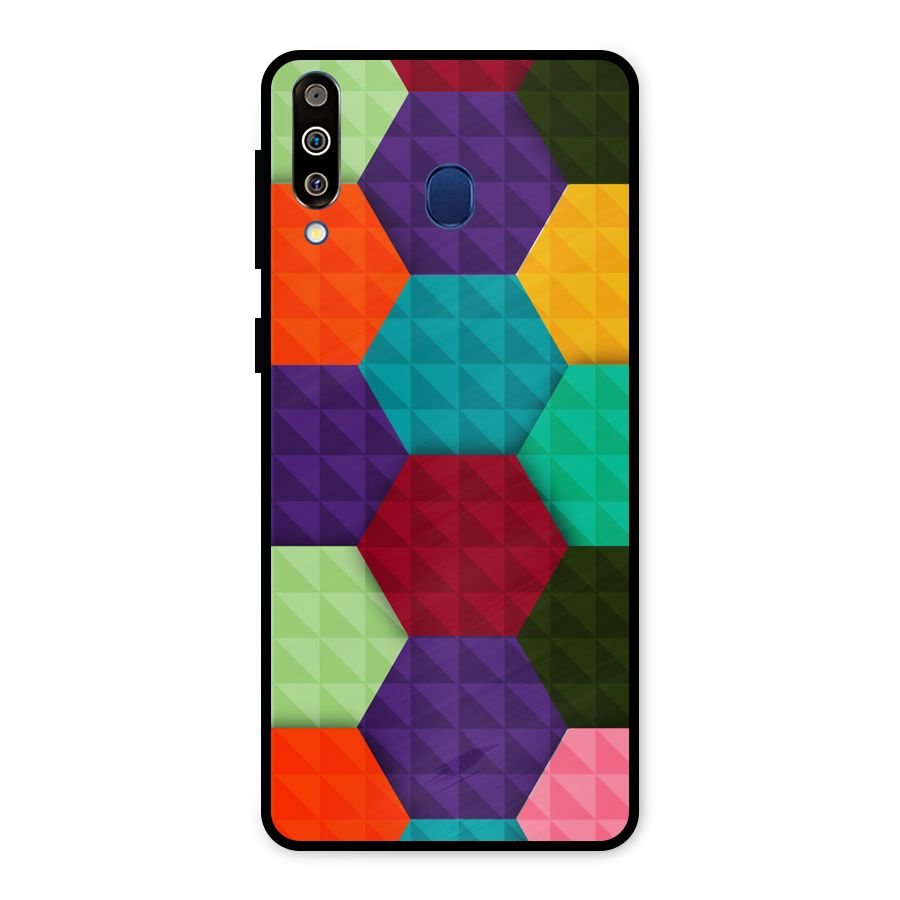 Colourful Abstract Metal Back Case for Galaxy M30