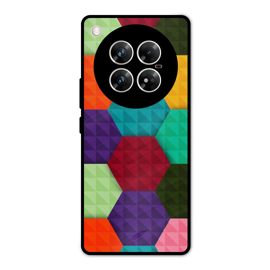 Colourful Abstract Metal Back Case for Infinix Zero 40 5G