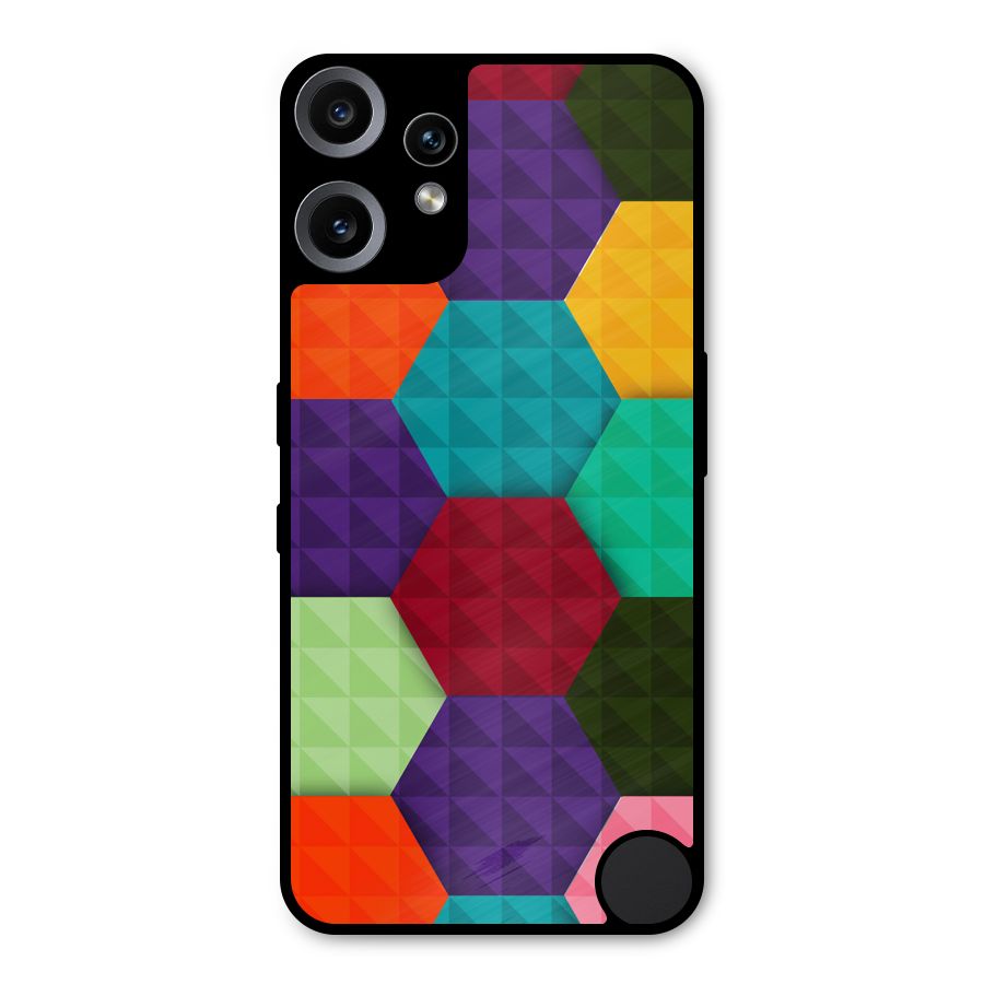 Colourful Abstract Metal Back Case for Nothing CMF Phone 2 Pro