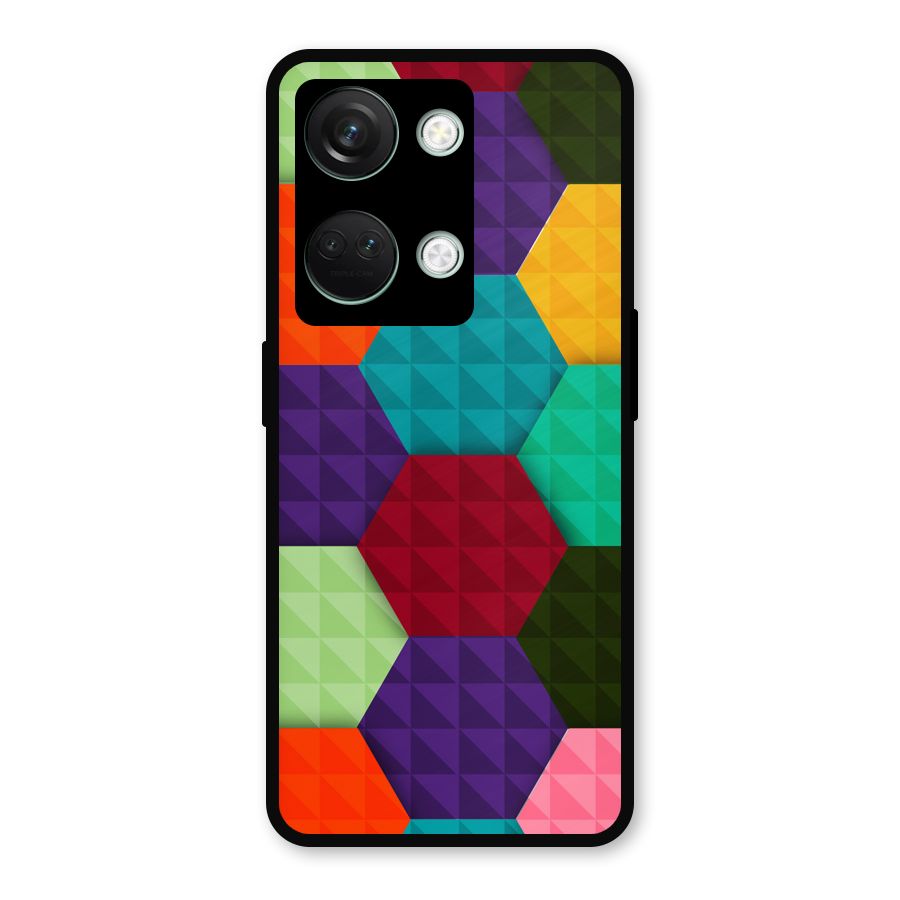 Colourful Abstract Metal Back Case for OnePlus Nord 3