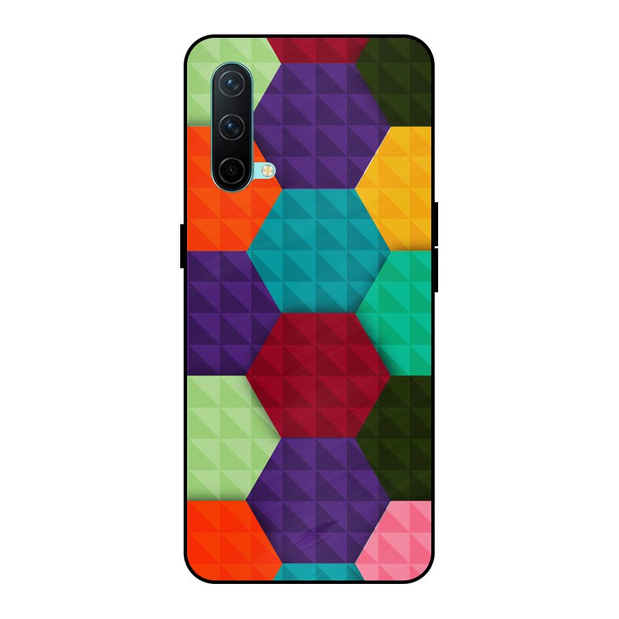 Colourful Abstract Metal Back Case for OnePlus Nord CE 5G