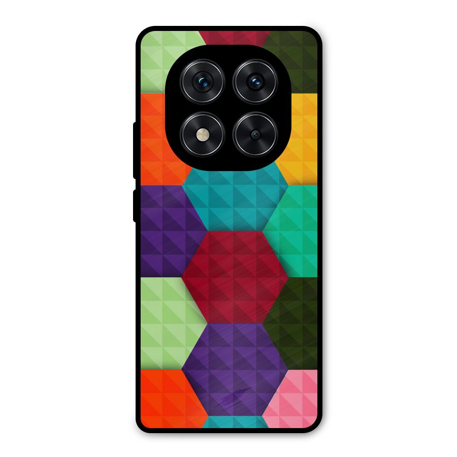 Colourful Abstract Metal Back Case for Redmi Note 14 Pro 5G