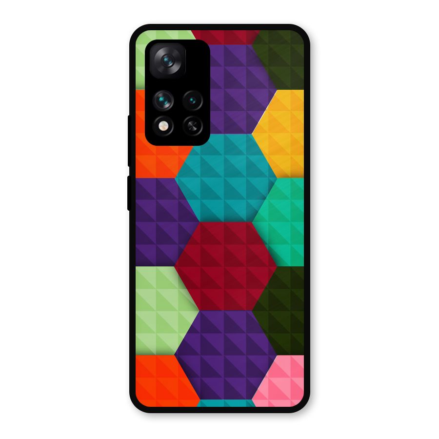 Colourful Abstract Metal Back Case for Xiaomi 11i 5G