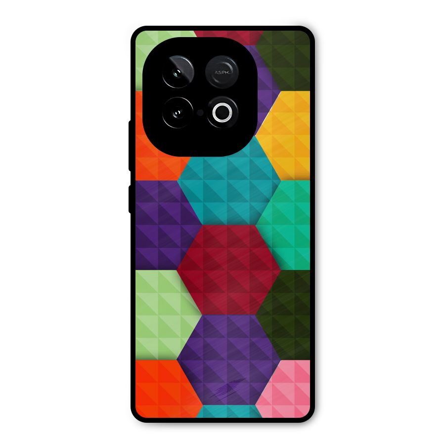 Colourful Abstract Metal Back Case for iQOO Neo 10