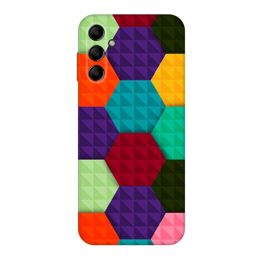 Colourful Abstract Original Polycarbonate Back Case for Galaxy A14 5G