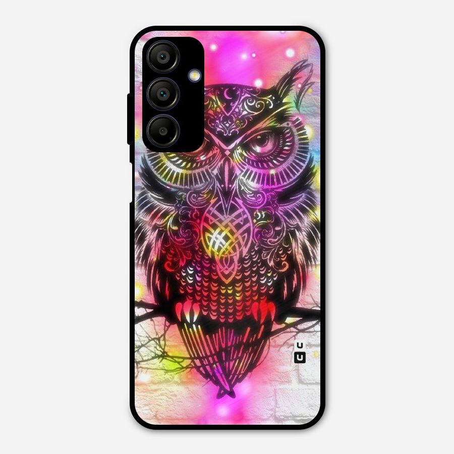 Colourful Owl Metal Back Case for Galaxy A15 5G